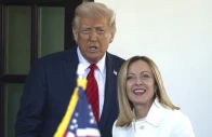 us president donald trump with italian prime minister giorgia meloni photo anadolu