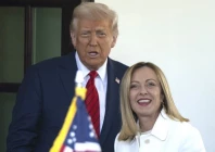 us president donald trump with italian prime minister giorgia meloni photo anadolu