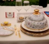a label at the seat for chinese president xi jinping ahead of a state banquet with u s president donald trump at the great hall of the people in beijing china may 14 2026 reuters