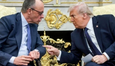 us president donald trump and german chancellor friedrich merz meet in the oval office at the white house in washington dc us march 3 2026 photo reuters