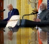 us president donald trump and indian prime minister narendra modi are pictured in a mirror as they attend a joint press conference at the white house in washington d c us february 13 2025 photo reuters