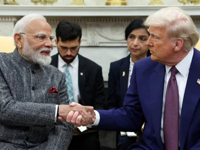 us president donald trump and indian prime minister narendra modi shake hands at the white house in washington dc us february 13 2025 photo reuters us president donald trump and indian prime minister narendra modi shake hands at the white house in washington dc us february 13 2025 photo reuters