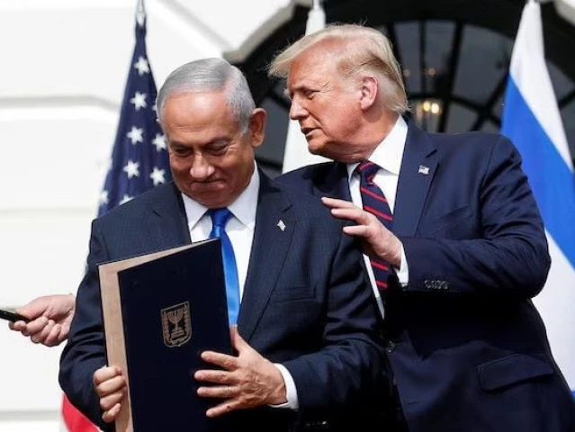 israel s prime minister benjamin netanyahu stands with us president donald trump after signing the abraham accord in washington us september 15 2020 photo reuters israel s prime minister benjamin netanyahu stands with us president donald trump after signing the abraham accord in washington us september 15 2020 photo reuters