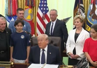 us president donald trump claimed that iranian army has completely destroyed photo screen grab