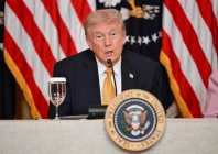 us president donald trump speaks during a lunch with the kennedy center board members in the east room of the white house on march 16 2026 in washington dc photo afp