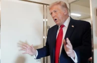 us president donald trump speaks to members of the media on board air force one while flying from joint base andrews to chippewa valley regional airport in eau claire wisconsin us june 5 2026 reuters