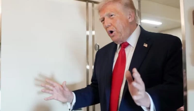 us president donald trump speaks to members of the media on board air force one while flying from joint base andrews to chippewa valley regional airport in eau claire wisconsin us june 5 2026 reuters