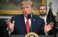 us president donald trump delivers remarks during a meeting with cryptocurrency executives in the roosevelt room of the white house in washington dc on august 19 2026 photo afp