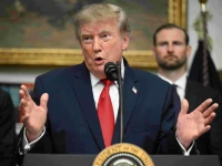 us president donald trump delivers remarks during a meeting with cryptocurrency executives in the roosevelt room of the white house in washington dc on august 19 2026 photo afp