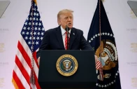 us president donald trump delivers remarks during the a new golden age summit at the us institute of peace renamed the donald j trump institute of peace by the trump administration in washington dc us october 8 2026 reuters