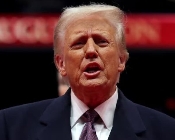 u s president donald trump speaks during the inaugural parade inside capital one arena on the inauguration day of his second presidential term in washington u s january 20 2025 photo reuters