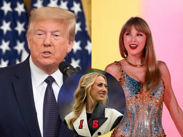 trump slams taylor swift for endorsing kamala harris i actually like mrs mahomes much better