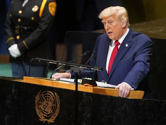 us president donald trump addresses the 80th united nations general assembly in new york city new york us september 23 2025 photo reuters