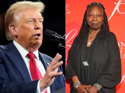 trump attacks demented and disgusting whoopi goldberg at rally what a loser she is