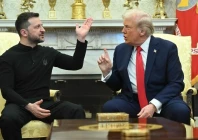 us president donald trump and ukrainian president volodymyr zelensky meet in the oval office of the white house in washington dc on february 28 photo afp