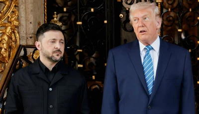 us president trump meets ukrainian president zelenskiy in florida photo reuters
