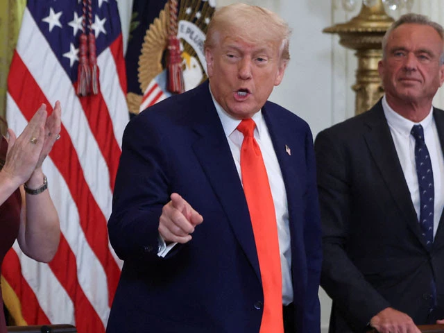 us president donald trump attend a make america healthy again maha commission event in the east room of the white house in washington on may 22 2025 photo reuters us president donald trump attend a make america healthy again maha commission event in the east room of the white house in washington on may 22 2025 photo reuters
