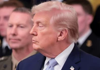 us president donald trump looks on during a presentation of the commander in chief s trophy to the us navy midshipmen football team of the united states naval academy at the white house in washington d c u s march 20 2026 photo reuters
