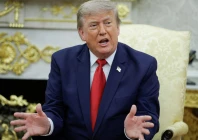us president donald trump gestures as he participates in a bilateral meeting with iraqi prime minister ali al zaidi not pictured in the oval office at the white house in washington dc us july 14 2026 photo reuters