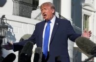 us president donald trump speaks to members of the media as he departs the white house en route to iowa in washington dc us october 22 2026 photo reuters
