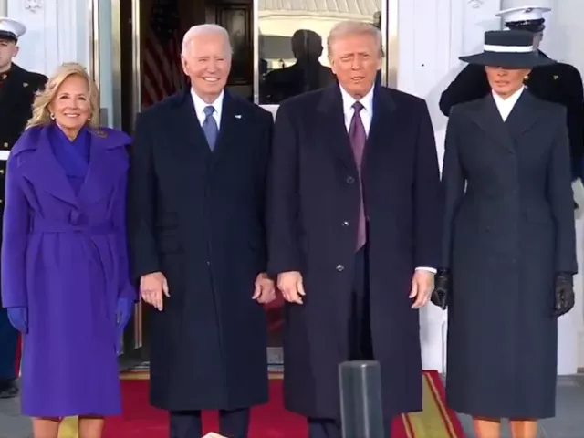trump and melania attend tea with bidens at white house ahead of inauguration ceremony trump and melania attend tea with bidens at white house ahead of inauguration ceremony