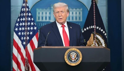 us president donald trump speaks during a briefing in the brady briefing room of the white house in washington dc on january 20 2026 the white house said president donald trump will hold a press conference tuesday exactly a year into his second term amid acute international tension over his drive to take over greenland photo afp