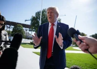 us president donald trump speaks to reporters before boarding marine one as he departs the white house for joint base andrews maryland en route to fort myers florida on the south lawn of the white house in washington dc us october 23 2026 reuters