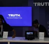 workers straighten the truth social booth at the great american state fair celebrating the 250th anniversary of us independence in washington dc us july 2 2026 photo reuters