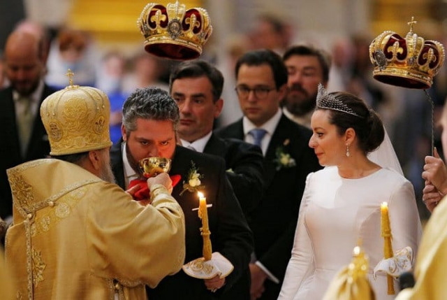 grand duke george mikhailovich romanov and victoria romanovna bettarini attend their wedding ceremony at st isaac s cathedral in saint petersburg russia october 1 2021 reuters anton vaganov grand duke george mikhailovich romanov and victoria romanovna bettarini attend their wedding ceremony at st isaac s cathedral in saint petersburg russia october 1 2021 reuters anton vaganov