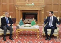 prime minister shehbaz sharif meets president of turkmenistan h e serdar berdimuhamedow on the sidelines of the international forum dedicated to peace and trust photo pid