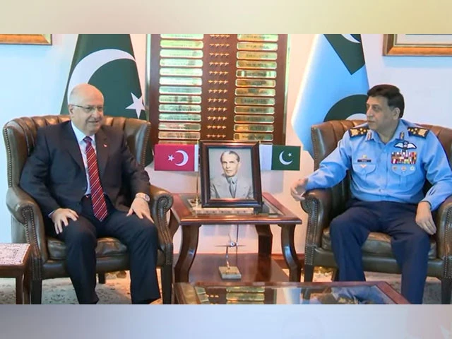 defence minister of turkiye ya ar g ler in meeting with air chief marshal zaheer ahmed baber sidhu photo ispr defence minister of turkiye ya ar g ler in meeting with air chief marshal zaheer ahmed baber sidhu photo ispr