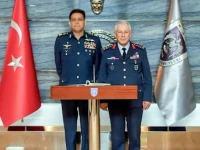 air chief marshal zaheer ahmed baber sidhu meets with commander turkish air force general ziya cemal kadioglu photo ispr