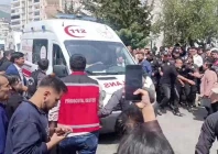 an ambulance leaves the scene following a deadly school shooting in the southeastern province of kahramanmaras turkey april 15 2026 photo ihlas news agency via reuters an ambulance leaves the scene following a deadly school shooting in the southeastern province of kahramanmaras turkey april 15 2026 photo ihlas news agency via reuters