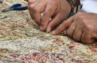 most remarkable feature of this carpet is that our ancestors combined silk with metal threads bayrakdar says referring to 18th century ottoman carpet photo anadolu agency