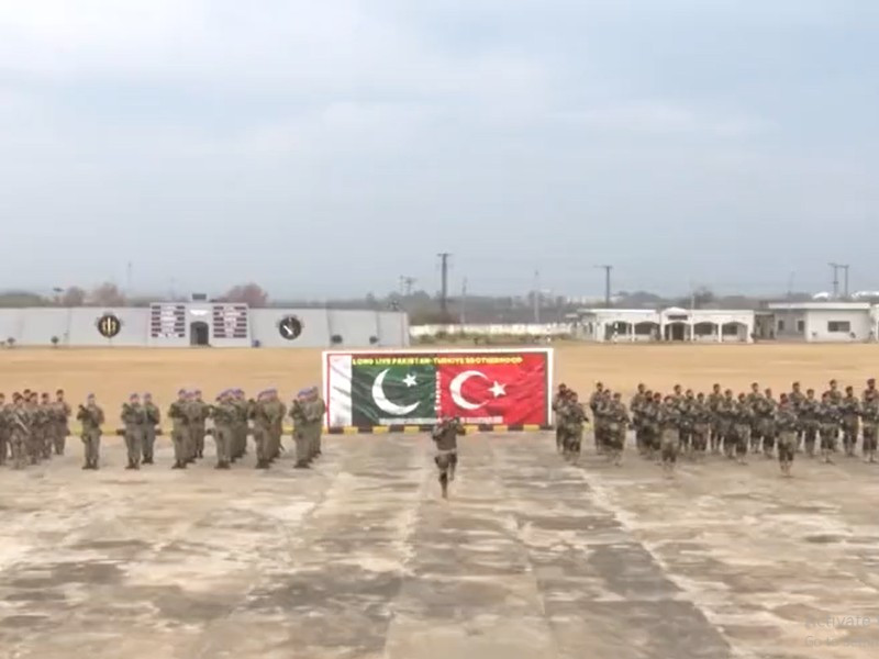 the opening ceremony was attended by officials from both countries screengrab