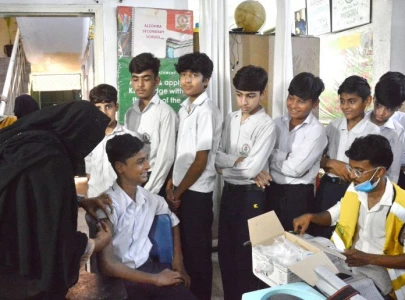 typhoid vaccination drive kicks off typhoid vaccination drive kicks off