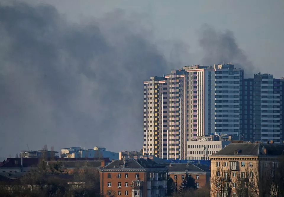 smoke rises after recent shelling in kyiv ukraine photo reuters smoke rises after recent shelling in kyiv ukraine photo reuters