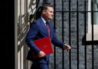 british health secretary wes streeting walks after attending a cabinet meeting at downing street the day before the state opening of parliament in london britain may 12 2026 photo reuters