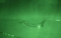 uk says conducted joint strike with france on is site in syria