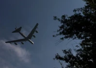 a boeing b 52 stratofortress aircraft takes off from raf fairford airbase which hosts united states air force personnel amid a ceasefire between the united states and iran in fairford gloucestershire britain april 23 2026 photo reuters a boeing b 52 stratofortress aircraft takes off from raf fairford airbase which hosts united states air force personnel amid a ceasefire between the united states and iran in fairford gloucestershire britain april 23 2026 photo reuters