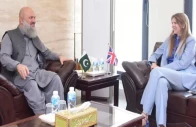 federal minister for commerce jam kamal khan met british high commissioner jane marriott