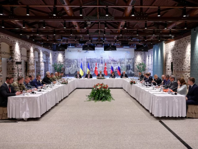 turkish foreign minister hakan fidan chairs a meeting between ukrainian and russian negotiators in istanbul turkey may 16 2025 photo reuters turkish foreign minister hakan fidan chairs a meeting between ukrainian and russian negotiators in istanbul turkey may 16 2025 photo reuters