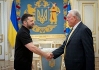ukraine s president volodymyr zelenskiy shakes hands with u s special envoy for ukraine keith kellogg as they meet in kyiv ukraine july 14 2025 photo reuters