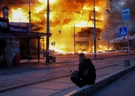 a resident sits at a site of a russian missile and drone strike amid russia s attack on ukraine in kyiv ukraine may 24 2026 reuters a resident sits at a site of a russian missile and drone strike amid russia s attack on ukraine in kyiv ukraine may 24 2026 reuters