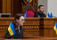newly appointed ukrainian prime minister yulia svyrydenko attends a session of ukrainian parliament as ukrainian president volodymyr zelenskiy looks on amid russia s attack on ukraine in kyiv ukraine july 17 2025 reuters