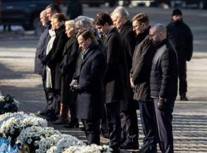 ukraine hosts european leaders to mark three years of russia war