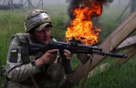 a ukrainian serviceman attends a military drill near a frontline in zaporizhzhia region ukraine may 26 2025 photo reuters