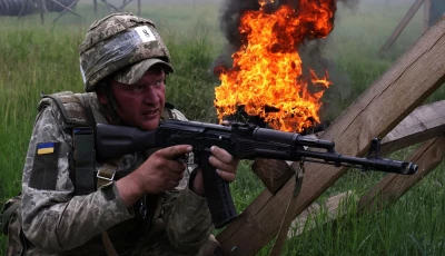 a ukrainian serviceman attends a military drill near a frontline in zaporizhzhia region ukraine may 26 2025 photo reuters