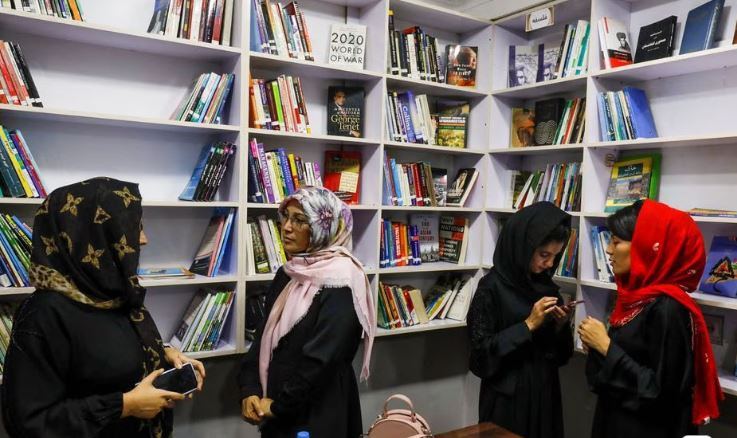 afghan women attend the inauguration of women s library in kabul afghanistan august 24 2022 photo reuters