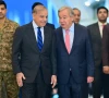 prime minister shehbaz sharif and united nations secretary general antonio guterres walk along a corridor at the prime minister s house before their meeting in islamabad on wednesday photo pmo